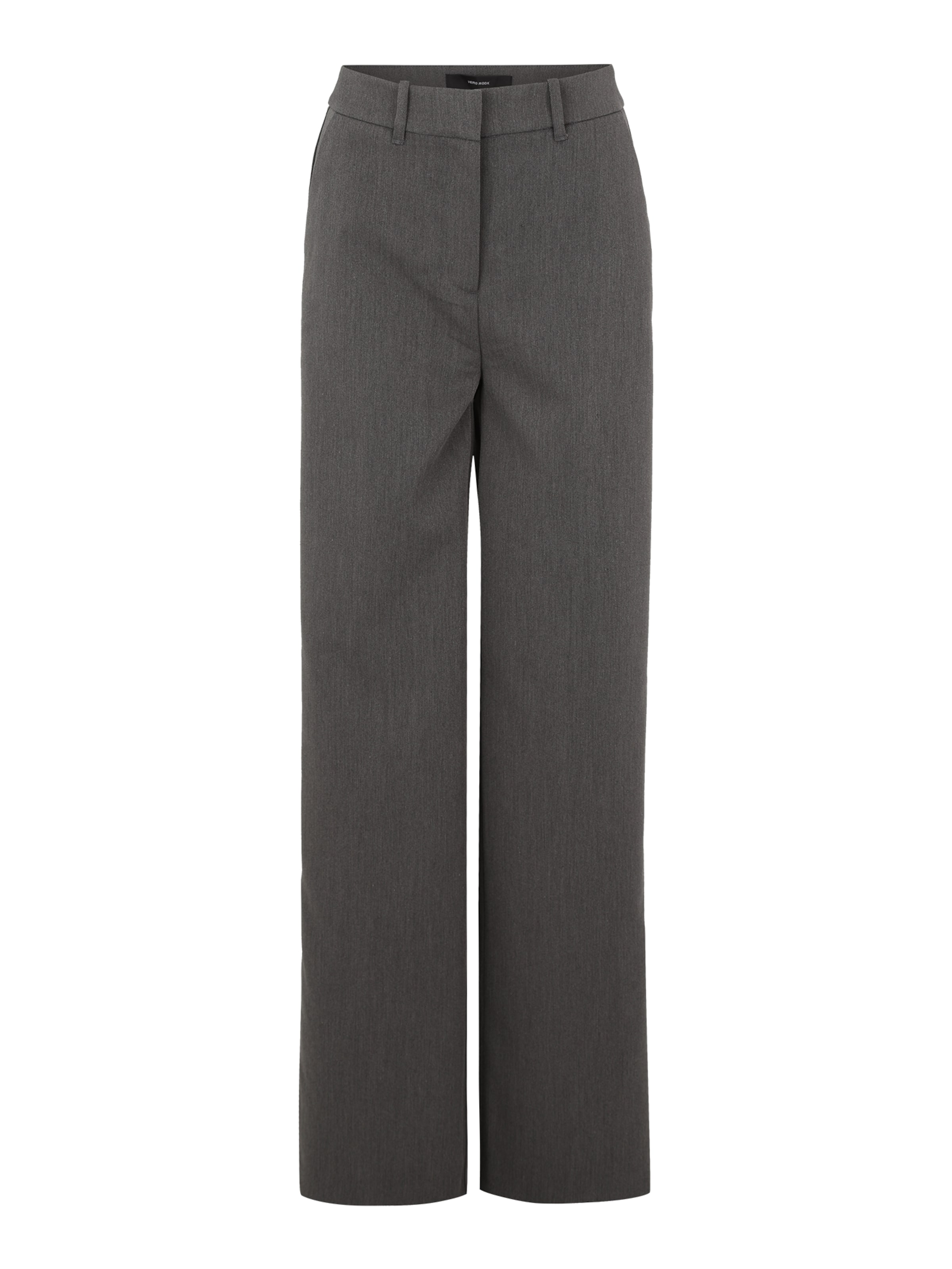 Vero Moda Tall Wide leg Pleated Pants 'VMBEATE' in Grey: front
