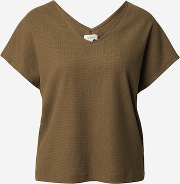 s.Oliver - Camisa em castanho: frente