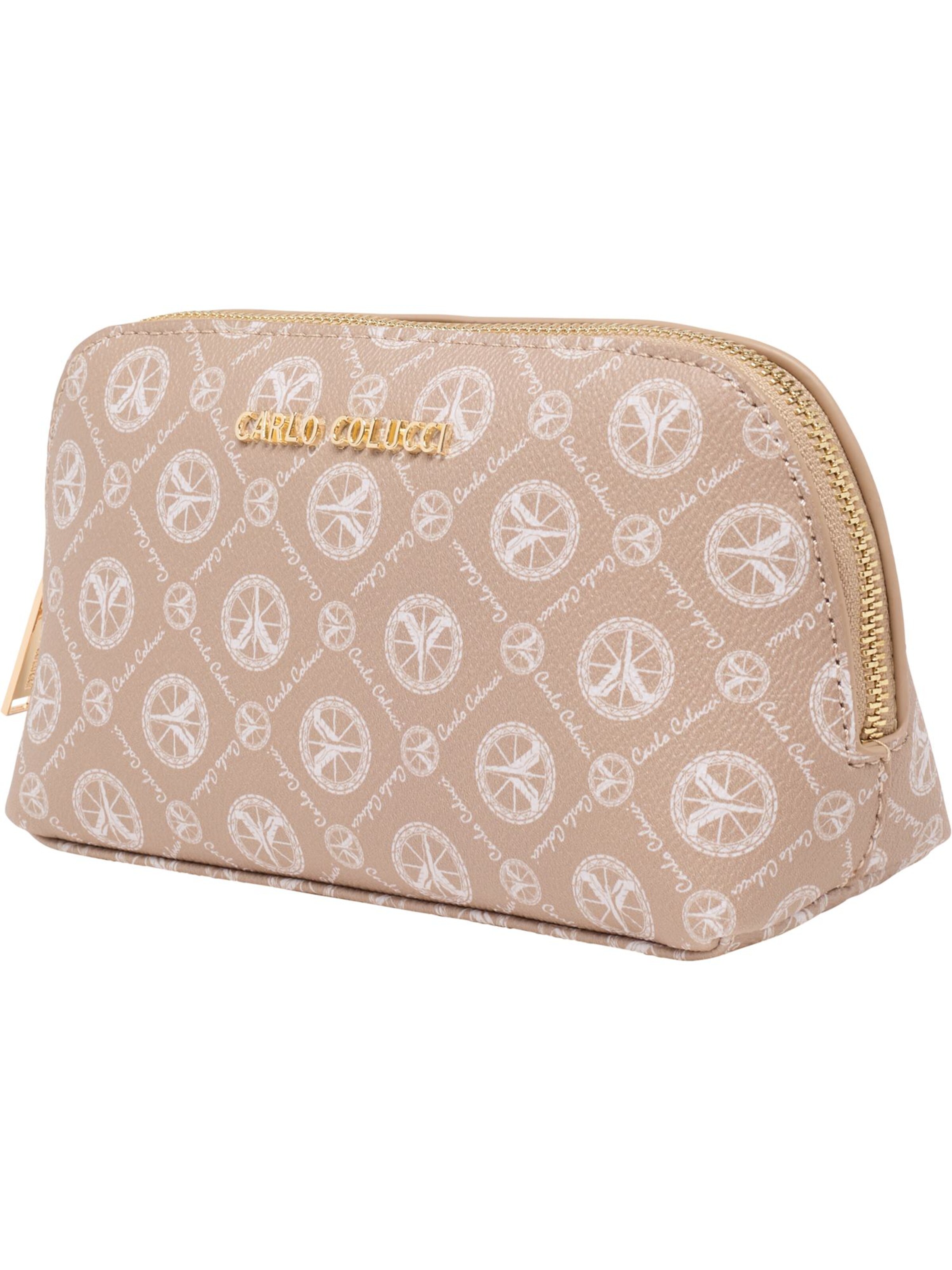 Carlo Colucci Toiletry bag 'Anno ' in Beige