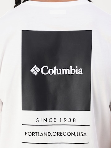 COLUMBIA Funkční tričko 'Barton Springs™' – bílá