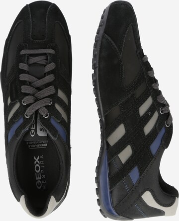 GEOX Platform trainers 'Uomo Snake' in Black