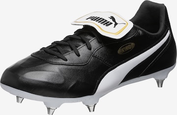 Chaussure de foot 'King' PUMA en noir : devant