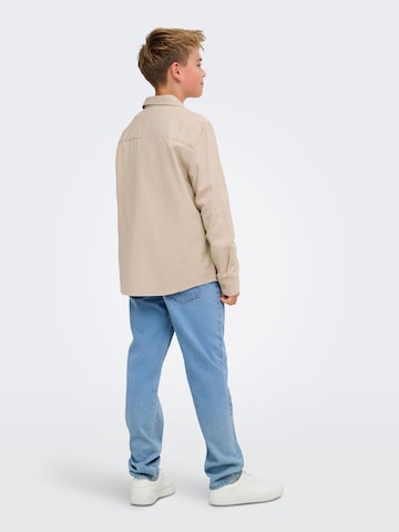 Only & Sons Junior - Ajuste regular Camisa en beige