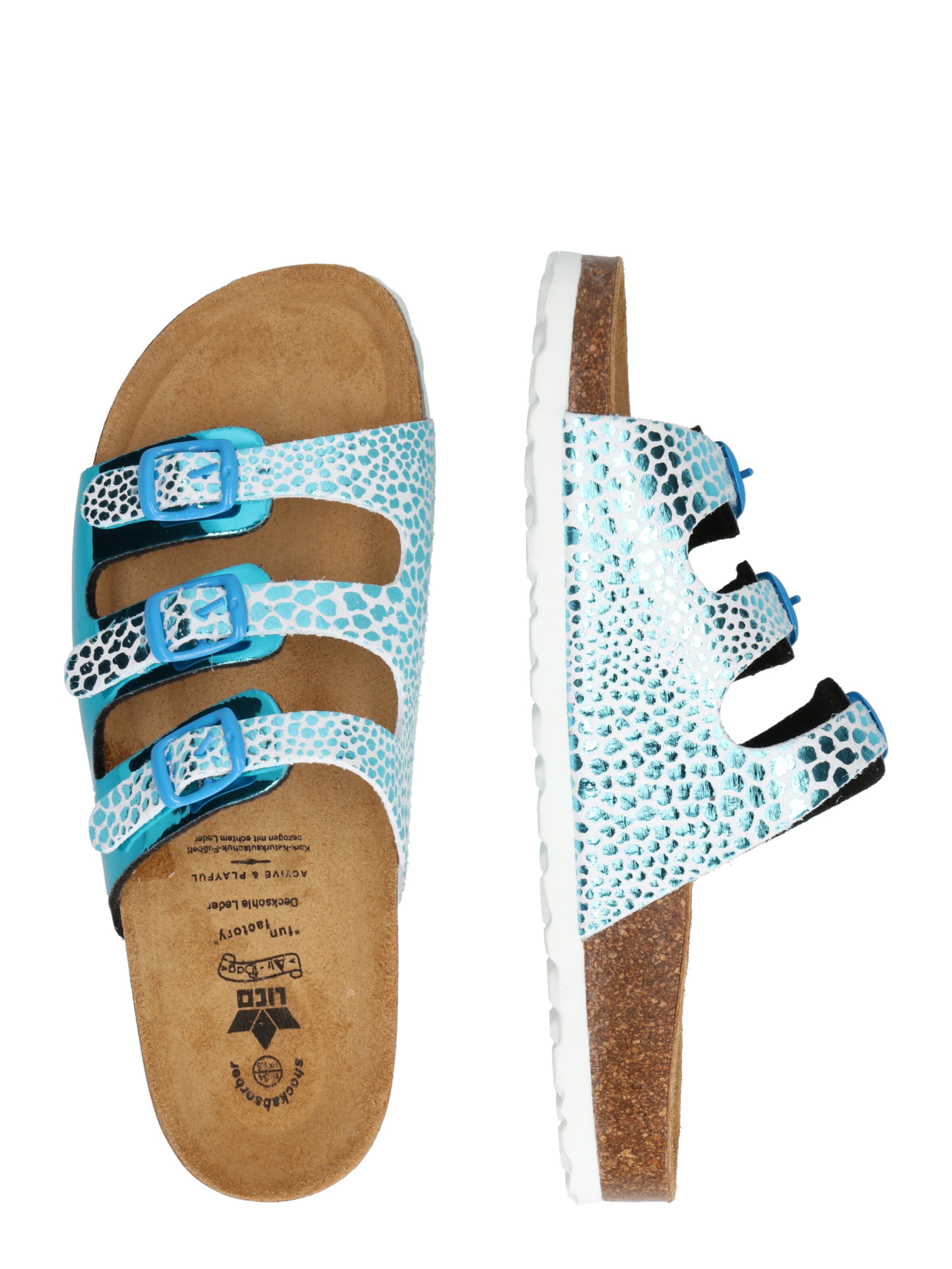 LICO Sandals 'Bioline Trendy' in Blue