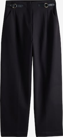 Pantaloni con pieghe 'N. Premium' di Next in nero: frontale
