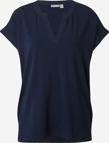 Fransa Shirt 'LIV' in Blauw: voorkant