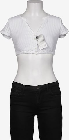 HAMMERSCHMID Bluse XXS in Weiß: Vorderseite