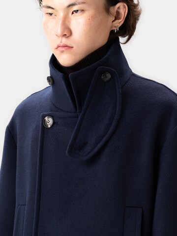 GOBI Cashmere Übergangsmantel 'Unisex Cashmere Trench Coat'‌‌‌‌‌‌‌‌‌‌ in Blau