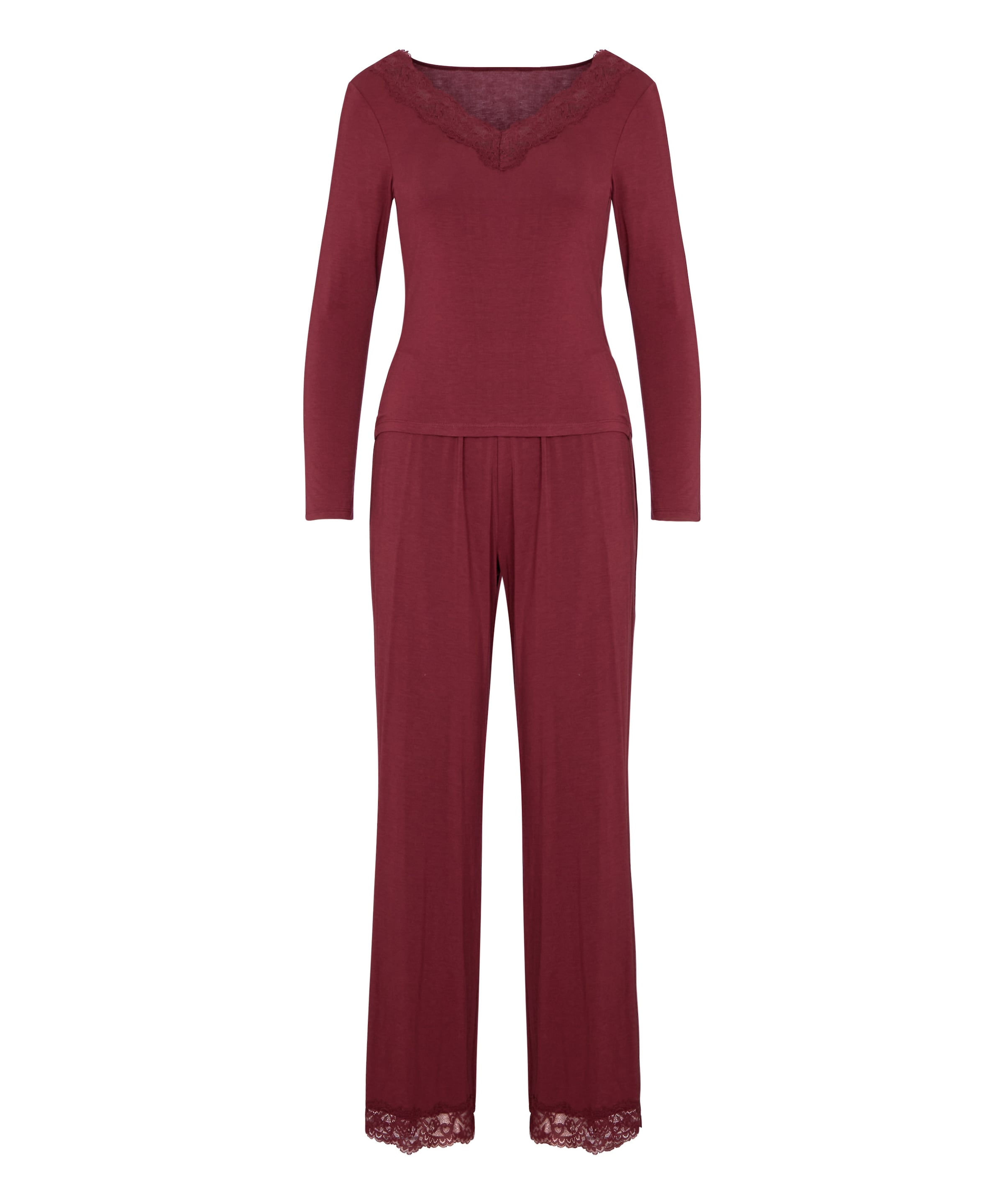 Pyjama Hunkemöller en rouge : devant