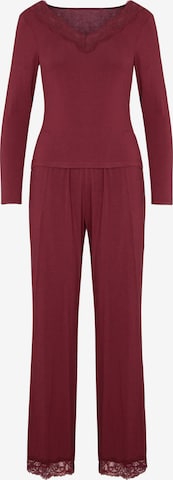 Hunkemöller Pyjama in Rot: Vorderseite