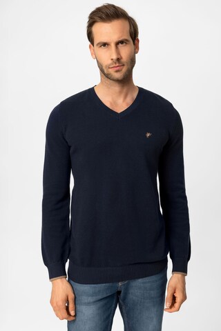 Pullover 'Romario' di DENIM CULTURE in blu: frontale
