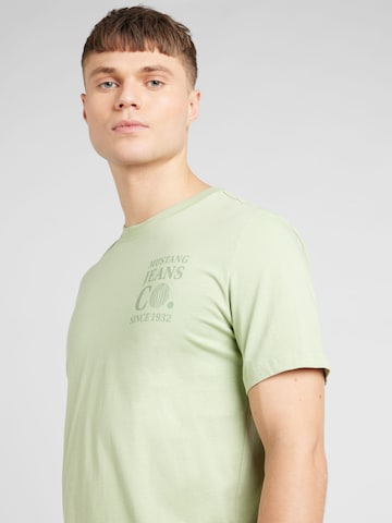 MUSTANG Μπλουζάκι 'AUSTIN' σε πράσινο