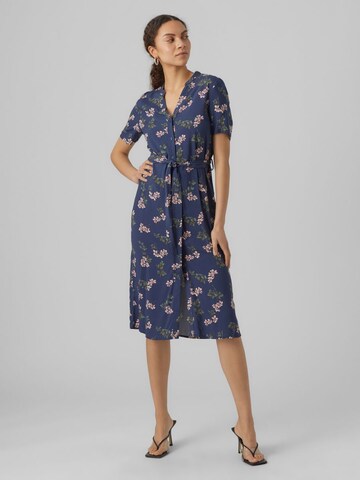 VERO MODA Kleid 'Vica' in Blau: predná strana