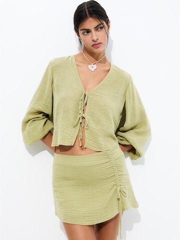 Camicia da donna di Pull&Bear in verde: frontale