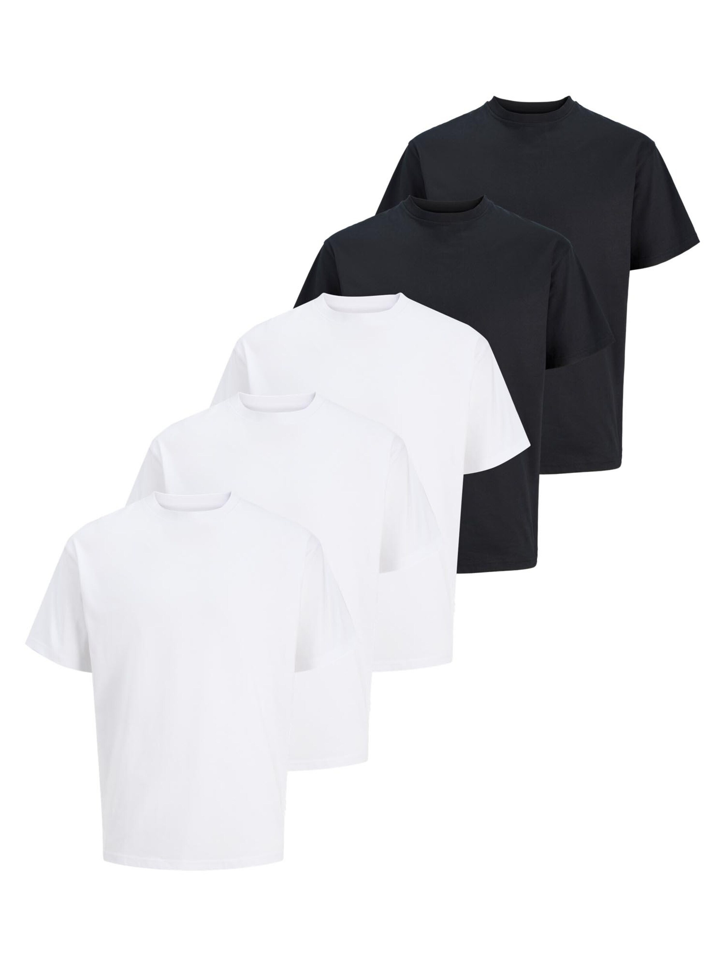 JACK & JONES Shirt 'Organic Relaxed' in Zwart: voorkant