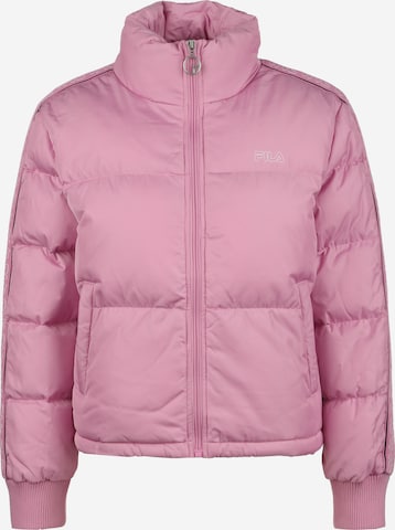 FILA Winter Jacket in Pink: front