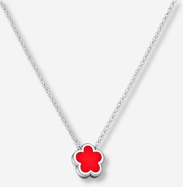 Collana 'Clover Red' di Pure Schmuck in argento: frontale