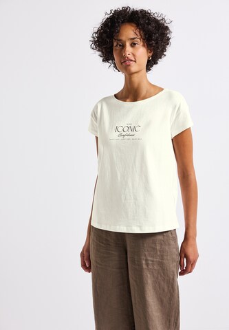 STREET ONE T-Shirt in Weiß: Vorderseite