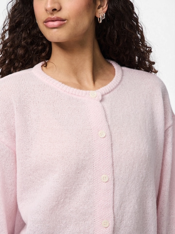 PIECES Knit cardigan 'PCIDA' in Pink