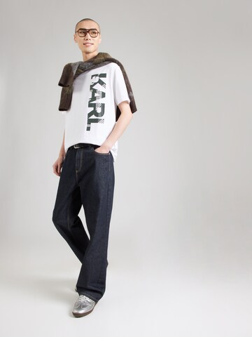 Karl Lagerfeld Μπλουζάκι σε λευκό