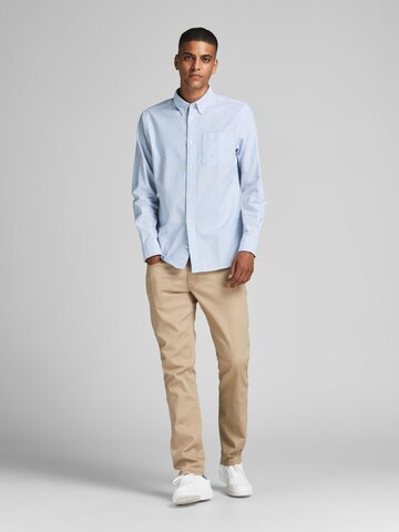 Coupe regular Chemise 'BROOK' JACK & JONES en bleu