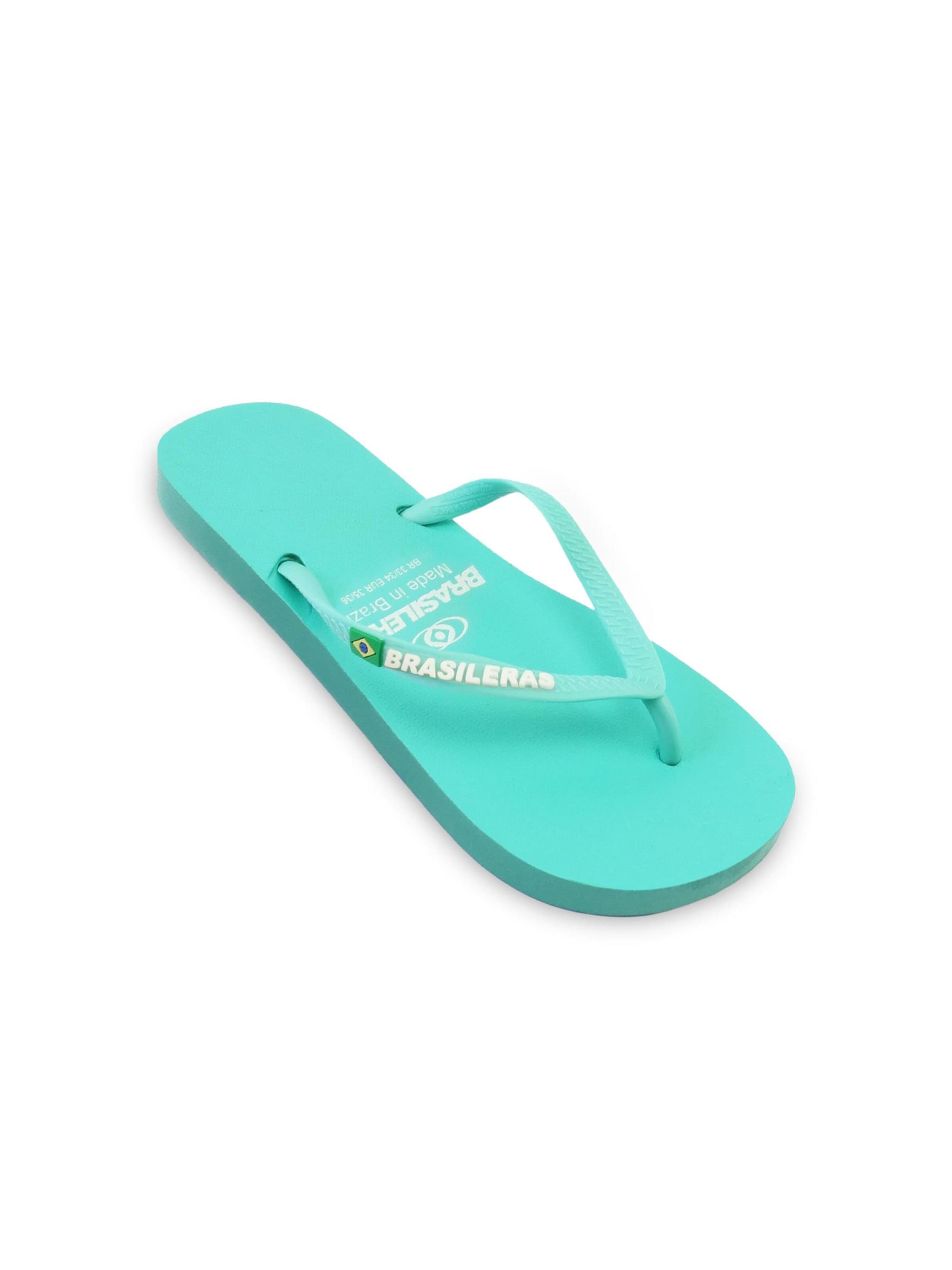 Infradito 'Classic SS19' di Brasileras in blu: frontale