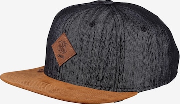 DJINNS Cap 'Linen 2015' in Black: front