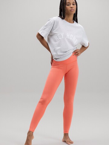 Hey Honey Skinny Leggings 'Unicolor' in Orange: Vorderseite