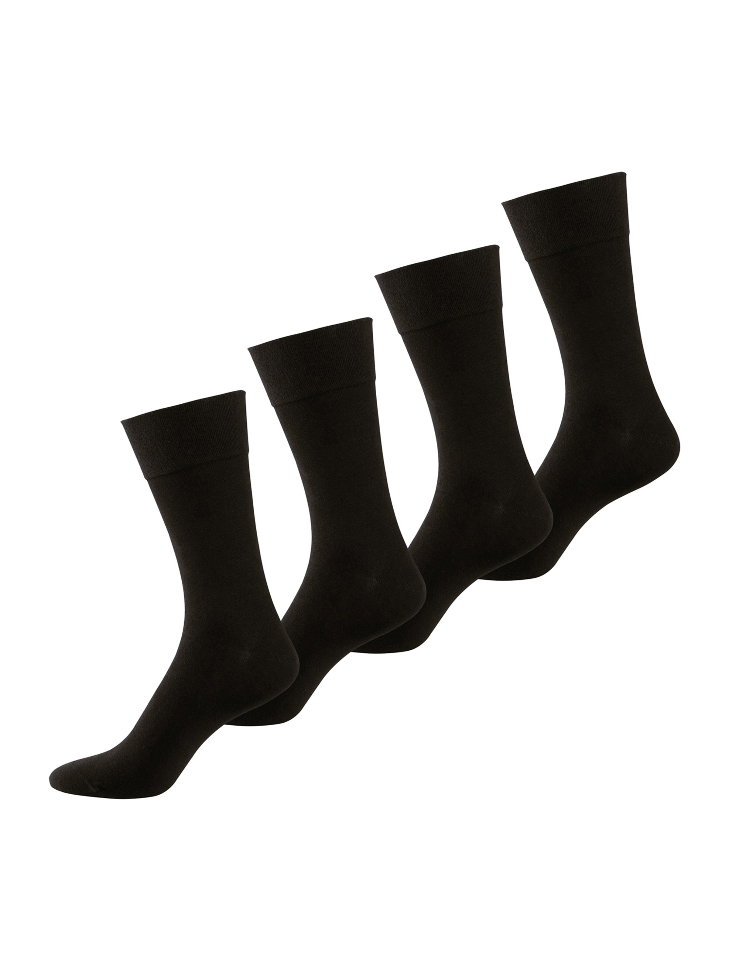 Nur Der Socks in Black: front