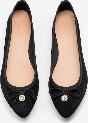 Kazar Ballet Flats in Black