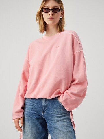 BOSS Orange Sweatshirt 'C_Efem' in Pink