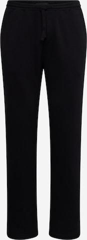 HOLLISTER Regular Trousers in Black: front