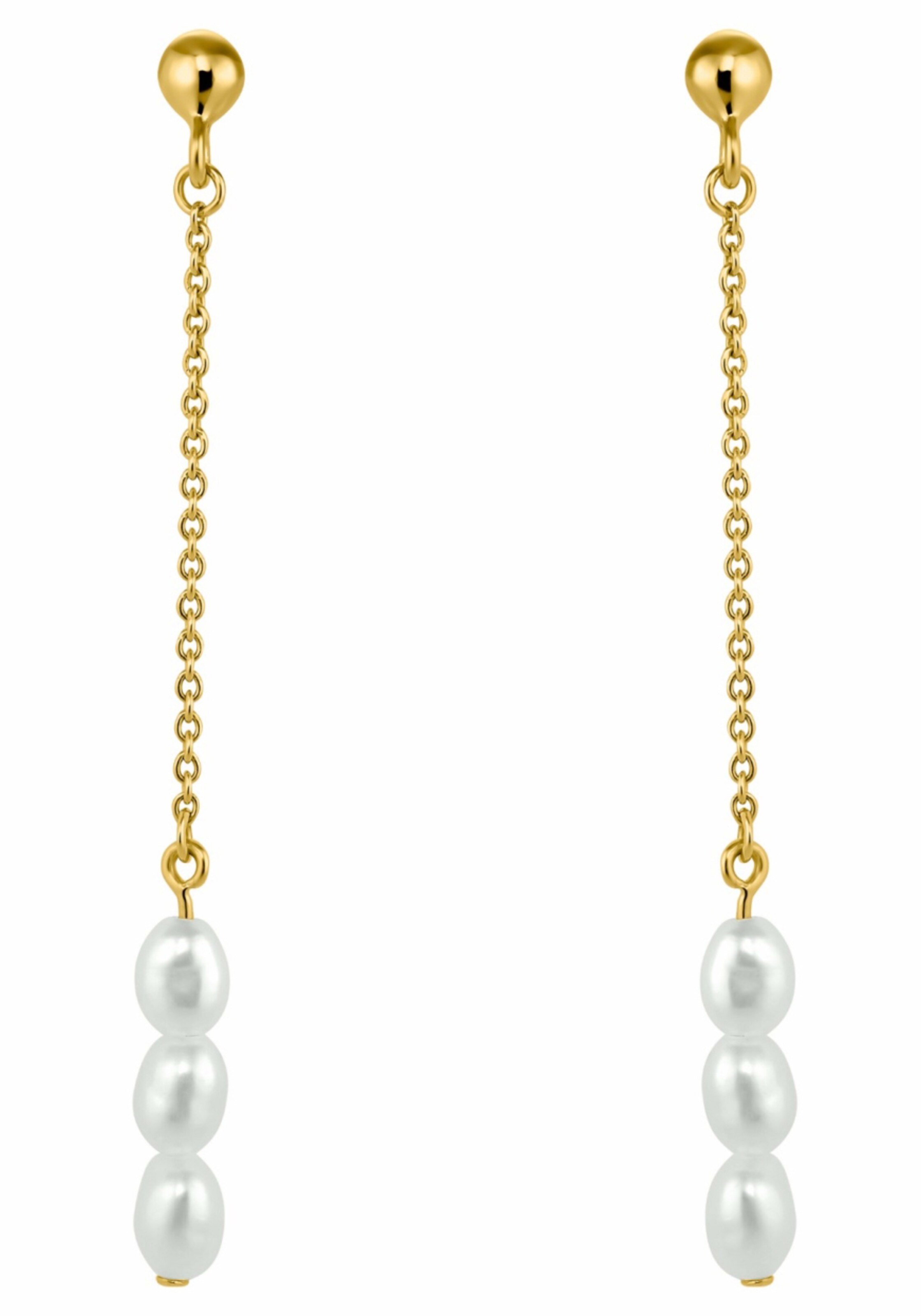 AMOR Ohrringe in Gold: Vorderseite