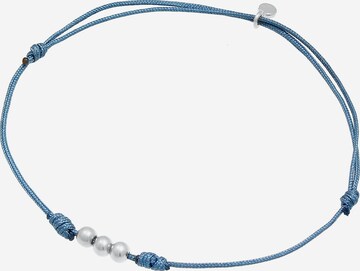 ELLI Armband Kugel, Textil-Armband in Blau: predná strana