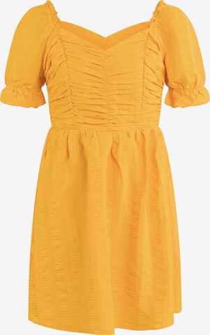 IZIA Dress in Orange: front