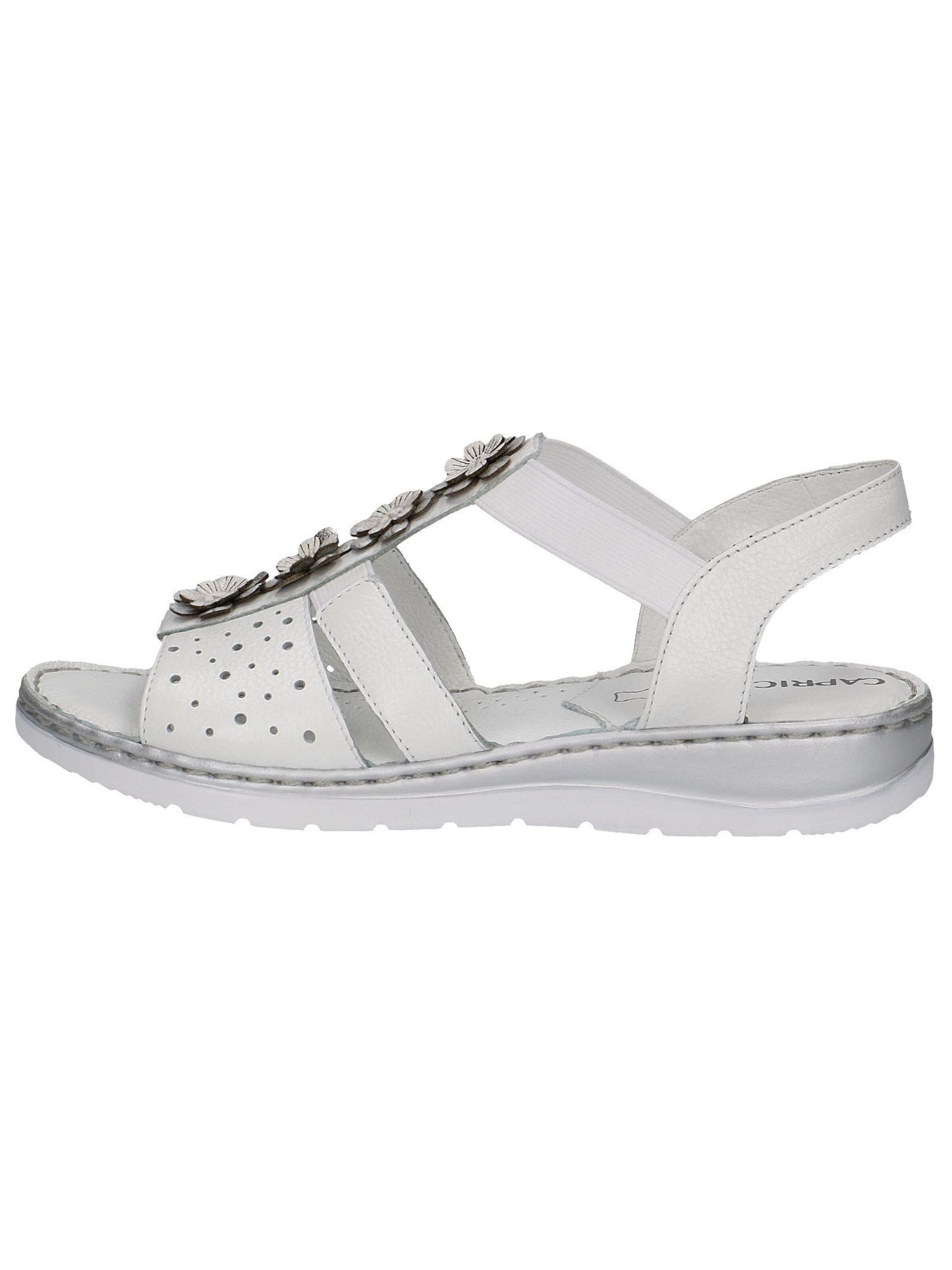 CAPRICE Sandale in Weiß