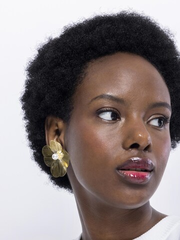 Luxenter Earrings 'Leina' in Gold