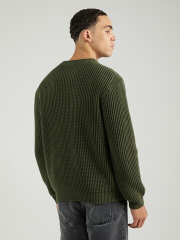 Guido Maria Kretschmer Men Pullover 'Adam' i grøn: tilbage