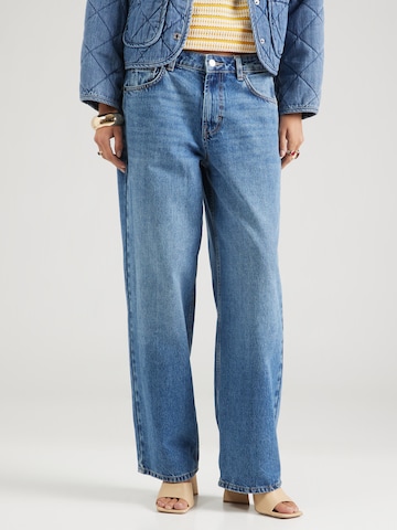 Largi Jeans 'Cinch' de la TOPSHOP pe albastru: față