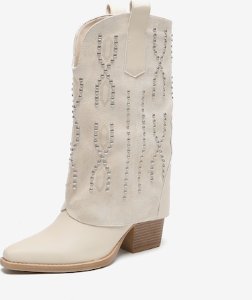 Stivale da cowboy di Salinyang in beige: frontale