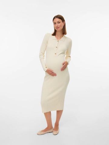 Abito in maglia 'MLNEWSIV LIA' di MAMALICIOUS in beige: frontale