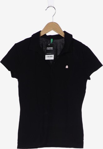 UNITED COLORS OF BENETTON Poloshirt L in Schwarz: predná strana