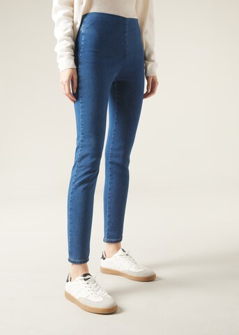 CALZEDONIA Skinny Jeggings in Blau