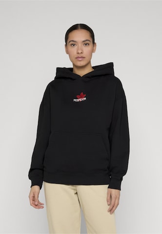 Sweat-shirt 'Modra' Pegador en noir : devant