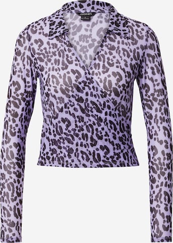 Monki Blouse in Lila: voorkant