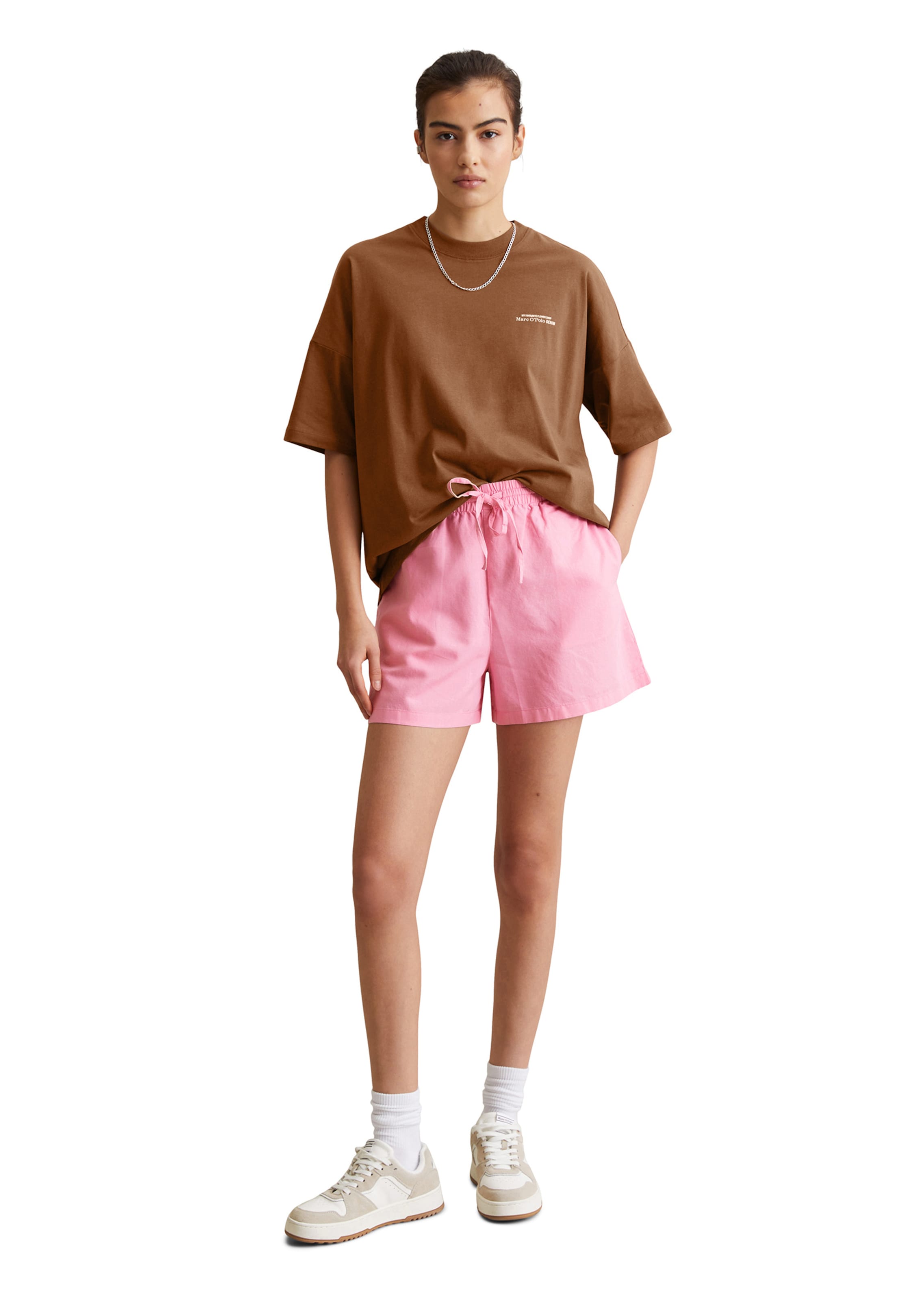 Marc O'Polo DENIM Loosefit Shorts in Pink