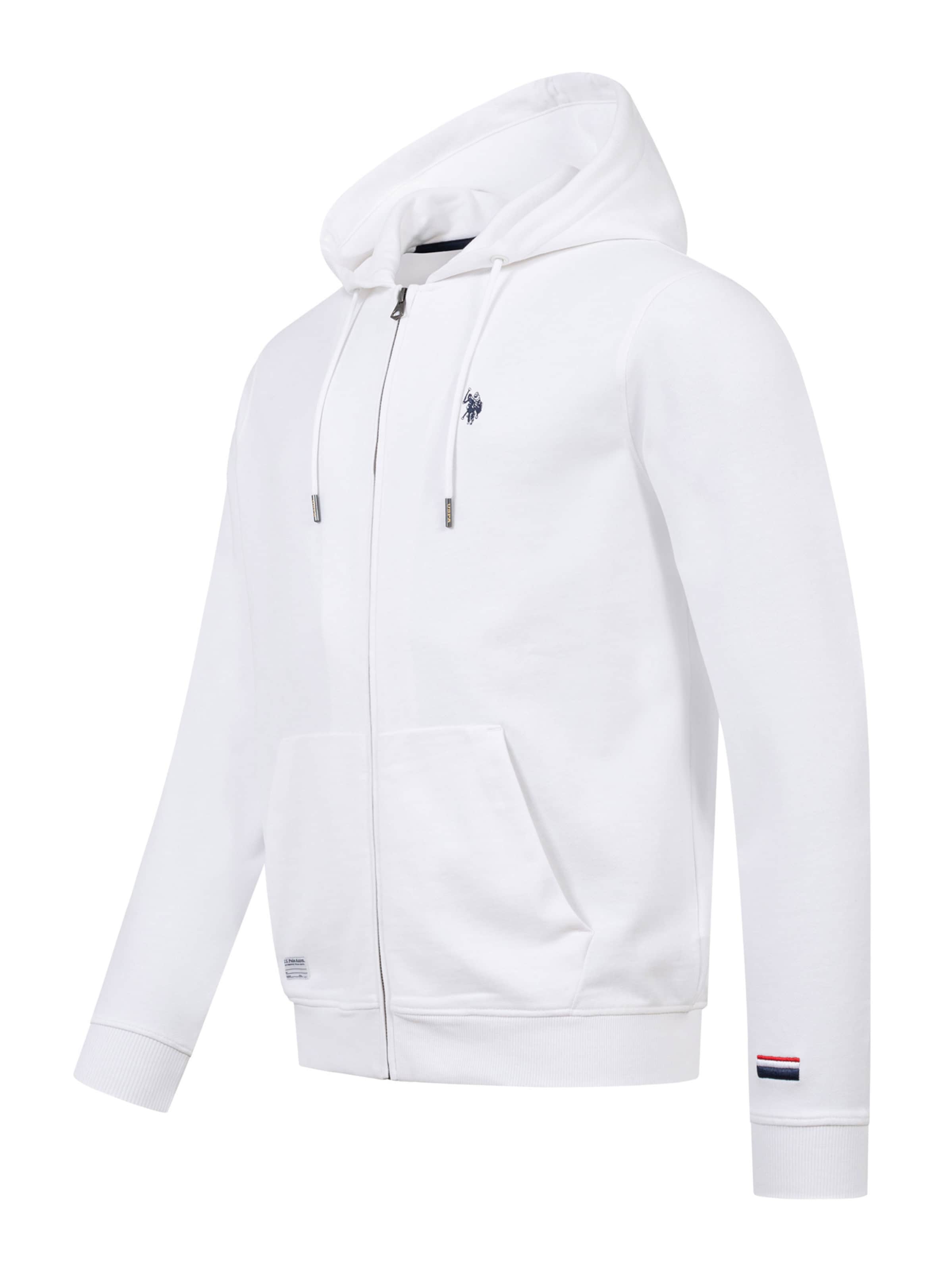 U.S. POLO ASSN. Sweatjacke in Weiß