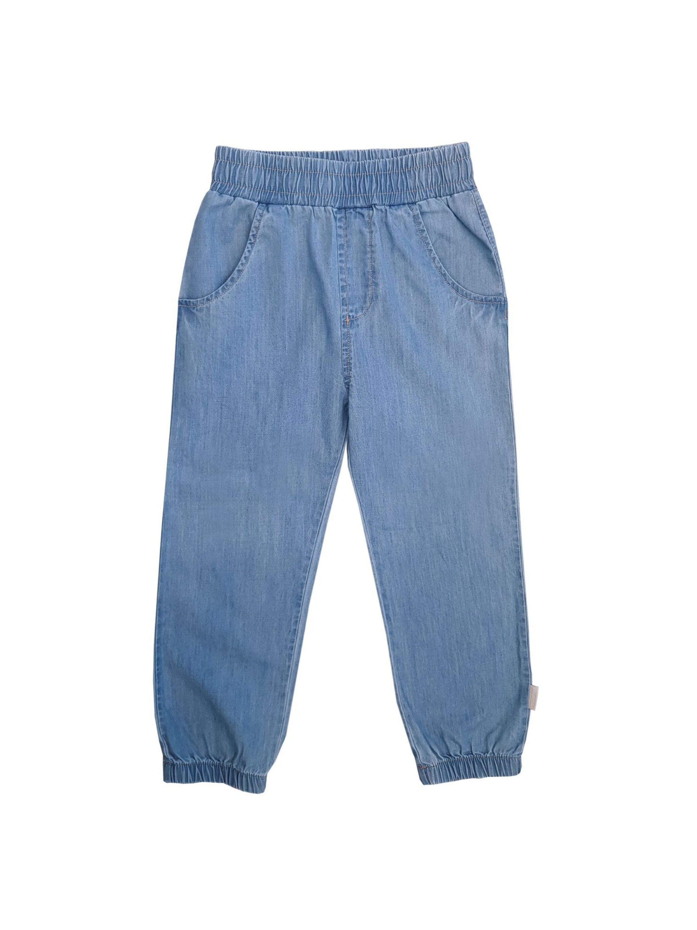 MAXIMO Regular Pants 'MINI-Hose, Denim-Optik, lang' in Blue