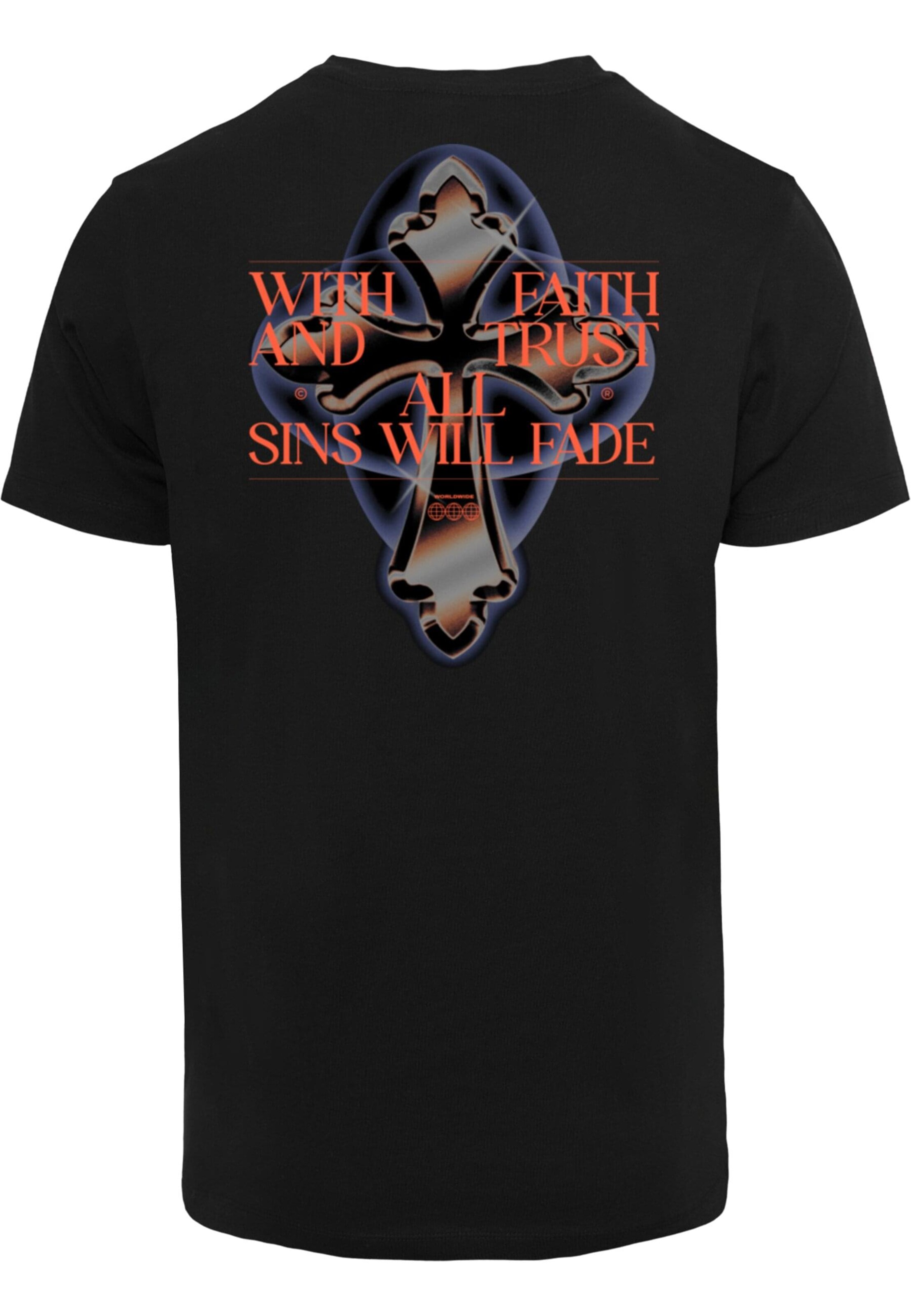 Mister Tee - Camiseta 'Faith And Trust' en negro