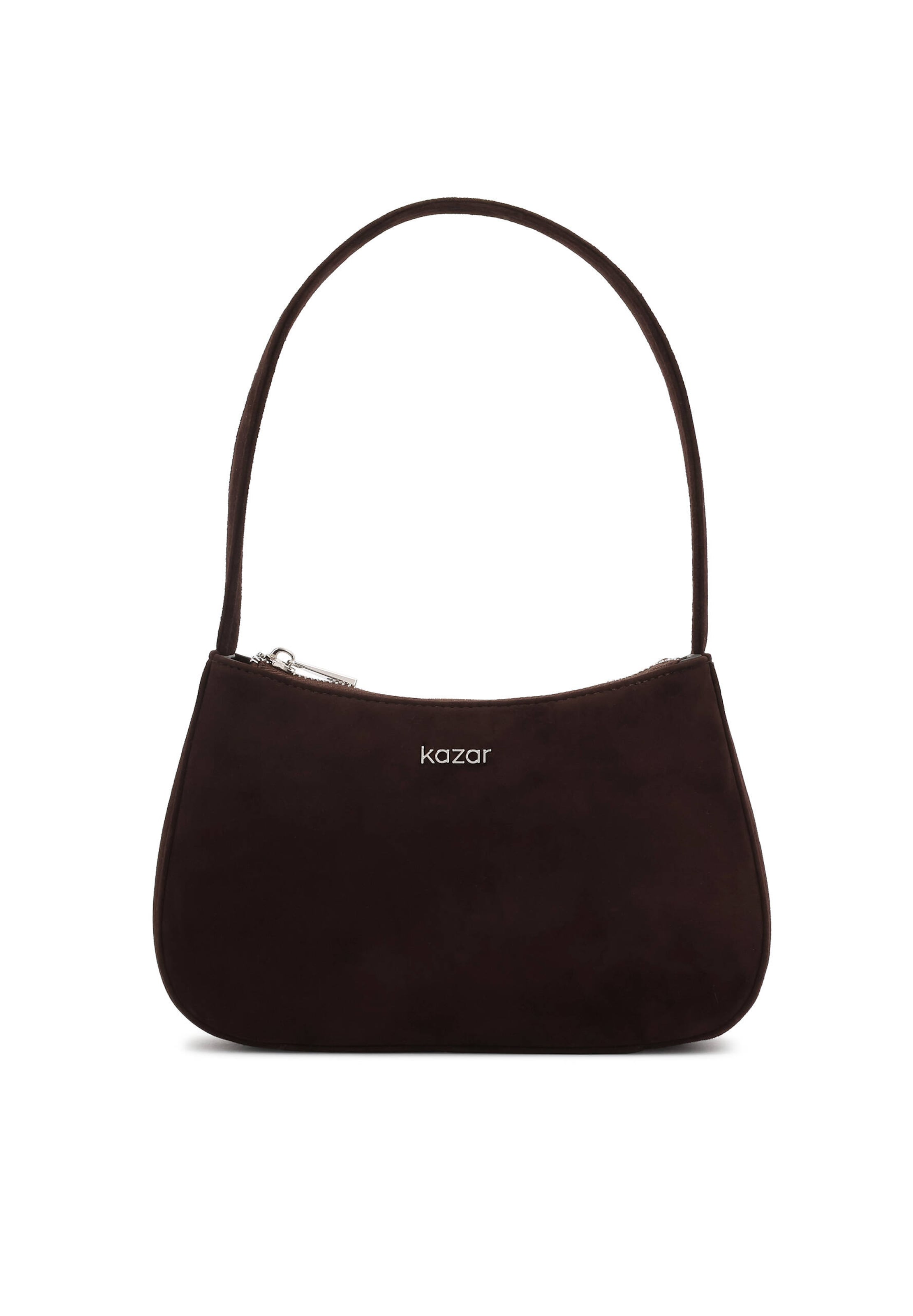 Geantă de umăr Kazar pe maro închis, Vizualizare produs